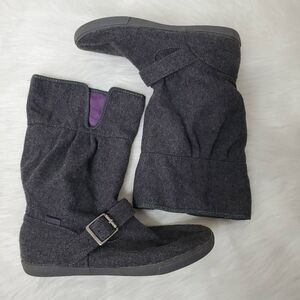 BLOWFISH midcalf gray boots Size 8